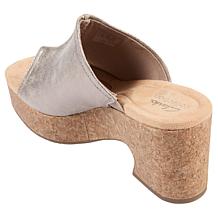"As Is" Clarks Collection Nerisa Vine Nubuck Wedge Sandal