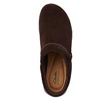 "As Is" Clarks Collection Roseville Drew Suede Clog