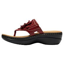 "As Is" Clarks Merliah2 Kyla Flower Wedge Sandal