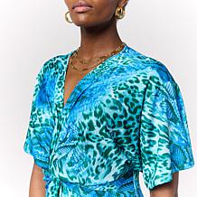 "As Is" Colleen Lopez Front Drape Pullover Dress