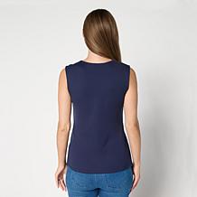 "As Is" Colleen Lopez Lightweight Ponte Knit Tank