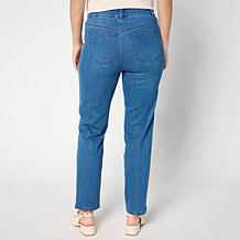 "As Is" Colleen Lopez Pull-On Denim Slim Leg "BLT" Jean