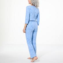 "As Is" Comfort Code Brushed Ribbed Knit Tunic and Pant Set