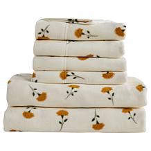 "As Is" Concierge Collection 6-Piece Fleece Sheet Set