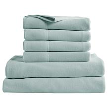 "As Is" Concierge Collection 6-Piece Fleece Sheet Set