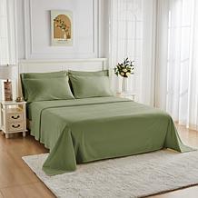 "As Is" Concierge Collection 6-Piece Fleece Sheet Set