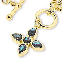 "As Is" Connie C Carroll Jewelry Claira Reversible Cross Drop Bracelet