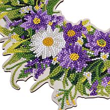 "As Is" Craft Buddy Crystal Art 14.5" Spring Wreath Kit