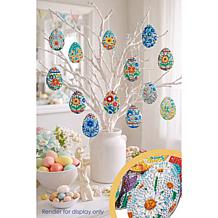 "As Is" Craft Buddy Crystal Art Easter Egg Decorating Set