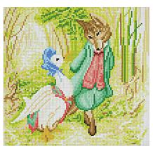 "As Is" Craft Buddy Crystal Art Peter Rabbit Characters 2pk Canvas Kit