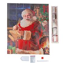 "As Is" Craft Buddy Crystal Art Set of 2 Framed Canvas Kits