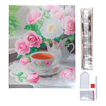 "As Is" Craft Buddy Crystal Art Set of 2 Framed Canvas Kits