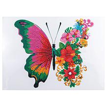 "As Is" Craft Buddy Crystal Art Wall Stickers - Butterflies