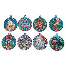 "As Is" Craft Buddy Puzzle Baubles Set of 8