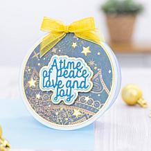 "As Is" Crafter's Companion Christmas 3-piece Layered Greeting Dies...