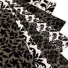"As Is" Crafter's Companion Flocked Damask 12" x 12" Paper Pad - 24...