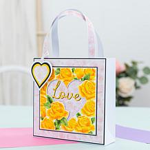 "As Is" Crafter's Companion Set of 3 Floral 3D Embossing Folder, Di...