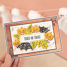 "As Is" Crafter's Companion Spooky Sentiment Frame Stamp and Die Sets