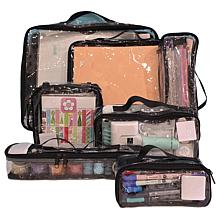 "As Is" Create-A-Case Set of 7 Stuffable Storage Bags