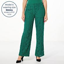 "As Is" Curations Lined Lace Pant with Pockets