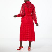 "As Is" Curations x Amy Morrison Houndstooth Shirtdress