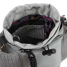 "As Is" Denise Austin Drawstring Water Bottle Crossbody Bag