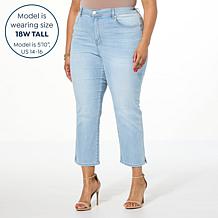 "As Is" DG2 by Diane Gilman Coolmax® Stretch Denim Essential Crop Jean