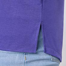 "As Is" DG2 by Diane Gilman Everyday Jersey Lace Flutter Sleeve Com...