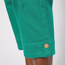"As Is" DG2 by Diane Gilman Legacy Stretch Denim Pull-On Crop Pant