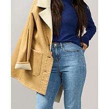 "As Is" DG2 by Diane Gilman Lux Touch Stretch Denim Straight-Leg Jean