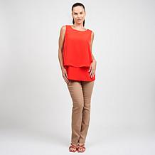 "As Is" DG2 by Diane Gilman Mixed Media Double Layer Easy Tank