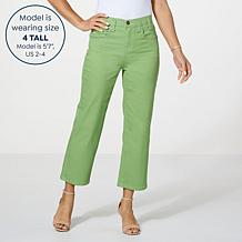"As Is" DG2 by Diane Gilman New Classic Stretch Cropped Trouser Jean