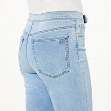 "As Is" DG2 by Diane Gilman New Classic Stretch Denim Tab Waistband...
