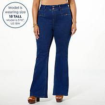 "As Is" DG2 by Diane Gilman New Classic Stretch Denim Welt Pocket F...