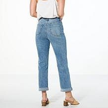 "As Is" DG2 by Diane Gilman New Classic Stretch Embroidered Girlfri...