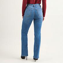 "As Is" DG2 by Diane Gilman New Classic Stretch Pintuck Bootcut Jean