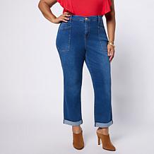 "As Is" DG2 by Diane Gilman New Classic Stretch Utility Cuff Girlfr...