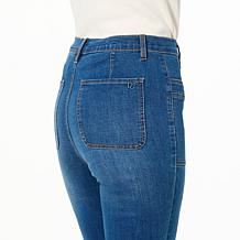 "As Is" DG2 by Diane Gilman New Classic Stretch Utility Pocket Flar...