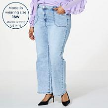 "As Is" DG2 by Diane Gilman New Classic Stretch Utility Trouser Jean