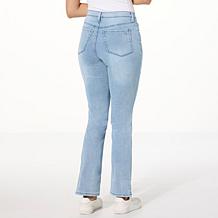 "As Is" DG2 by Diane Gilman Stretch Denim Straight-Leg Ankle Jean