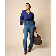 "As Is" DG2 by Diane Gilman Virtual Stretch Angled Pocket Trouser Jean