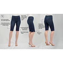 "As Is" DG2 by Diane Gilman Virtual Stretch Pull-On Bermuda Short -...