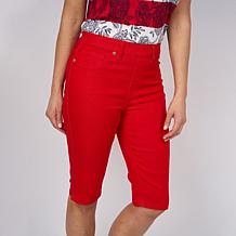 "As Is" DG2 by Diane Gilman Virtual Stretch Solid Denim Pull-On Ber...