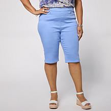 "As Is" DG2 by Diane Gilman Virtual Stretch Solid Denim Pull-On Ber...