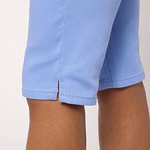 "As Is" DG2 by Diane Gilman Virtual Stretch Solid Denim Pull-On Ber...