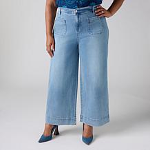 "As Is" DG2 New Classic Stretch Patch Pocket Skimmer Jean
