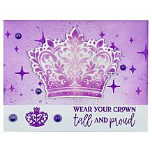 "As Is" Diamond Press Born to Sparkle Stamp, Die and Stencil Set