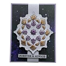"As Is" Diamond Press Sewing Mandalas Stamp and Die Kit