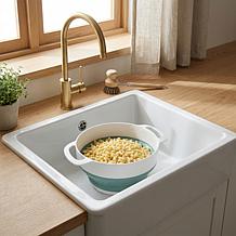 "As Is" Dishy Set of 3 Nestable Colander & Bowl Set