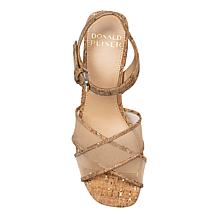 "As Is" Donald Pliner Joel Mesh Quarter-Strap Dress Sandal